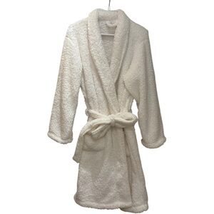 Pottery Barn Cozy Cream Robe